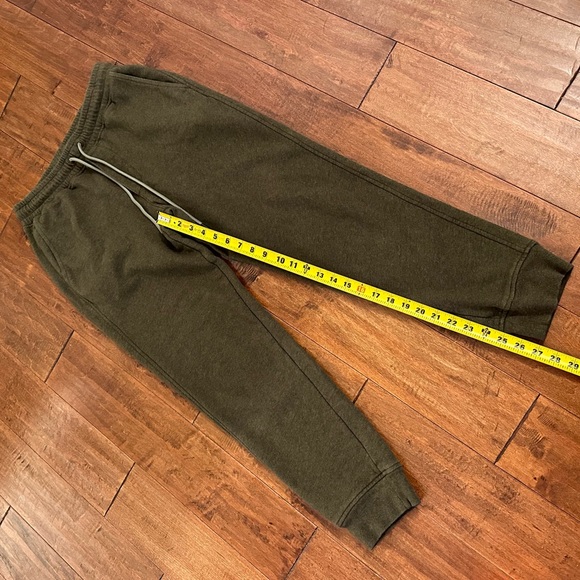 ATM Anthony Thomas Melillo Mlange French Terry Joggers in Olive Green Sz Small - Picture 7 of 13